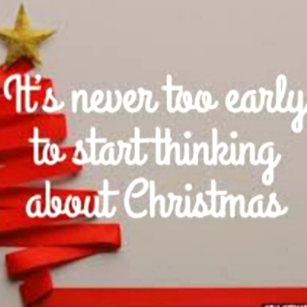 Never to early for Christmas shopping